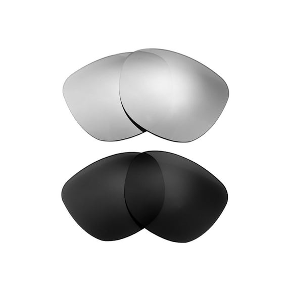 Walleva Polarized Titanium   Black Replacement Lenses For Maui Jim Starfish