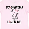 thumbnail image 4 of Inktastic My Grandma Loves Me Girls Kitty Girls Toddler T-Shirt, 4 of 5