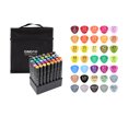 thumbnail image 1 of Amdohai 40 Colors Art Markers Set Alcohol Based Marker Pens Dual Tip Broad & Fine Point, 1 of 8