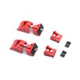 thumbnail image 1 of Red Aluminum Alloy Hood Lock Latch Catch Set for Jeep Wrangler JK JKU 2007-2017 - Anti-Vibration, Secure Fastening, Quick Lock/Unlock, Adjustable , Enhanced Driving Safety in Racing, 1 of 6