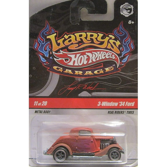 Hot Wheels Larry's Garage BROWN 3-Window '34 Ford 11/20