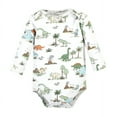 thumbnail image 4 of Hudson Baby 2 Cotton Long Sleeve Bodysuits and Pant Set, Preemie - 24 Months, 4 of 5