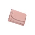 thumbnail image 2 of Sonducket Cartera de cuero portátil, diseño Simple, monedero de almacenamiento plegable, bolso de viaje para fiestas, compras, tarjetero de Carteras Rosa, 2 of 6