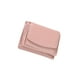 thumbnail image 1 of Sonducket Cartera de cuero portátil, diseño Simple, monedero de almacenamiento plegable, bolso de viaje para fiestas, compras, tarjetero de Carteras Rosa, 1 of 6