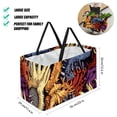 thumbnail image 2 of Print Large Capacity Reusable Foldable Laundry Bag & Picnic Basket Combo - Oxford Cloth Multipurpose Picnic Baskets, 2 of 7