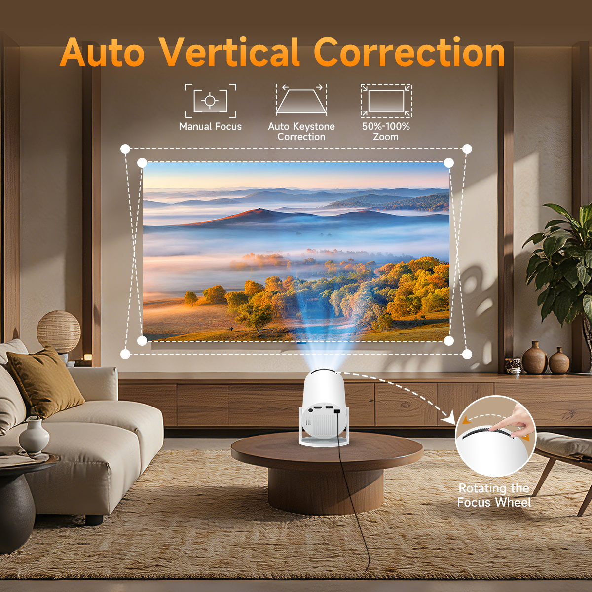 Magcubic HY300Pro Mini Projector 8K WiFi 6 BT 5.4 photo 4