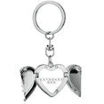 thumbnail image 1 of Porte-clés Clavier Homme Art Déco Mode Cœur Aile d'Ange, 1 of 3