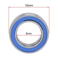 thumbnail image 4 of MR106-2RS Ball Bearings 6mmx10mmx3mm Double Sealed Chrome Steel Blue Cover P6 4pcs, 4 of 4