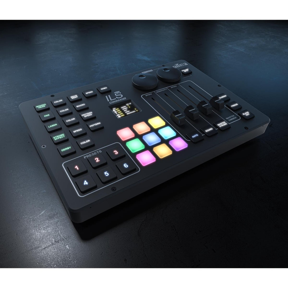 Chauvet DJ ILS Command Lighting Controller for all ILS Fixtures with Multipurpose EVA Case Package
