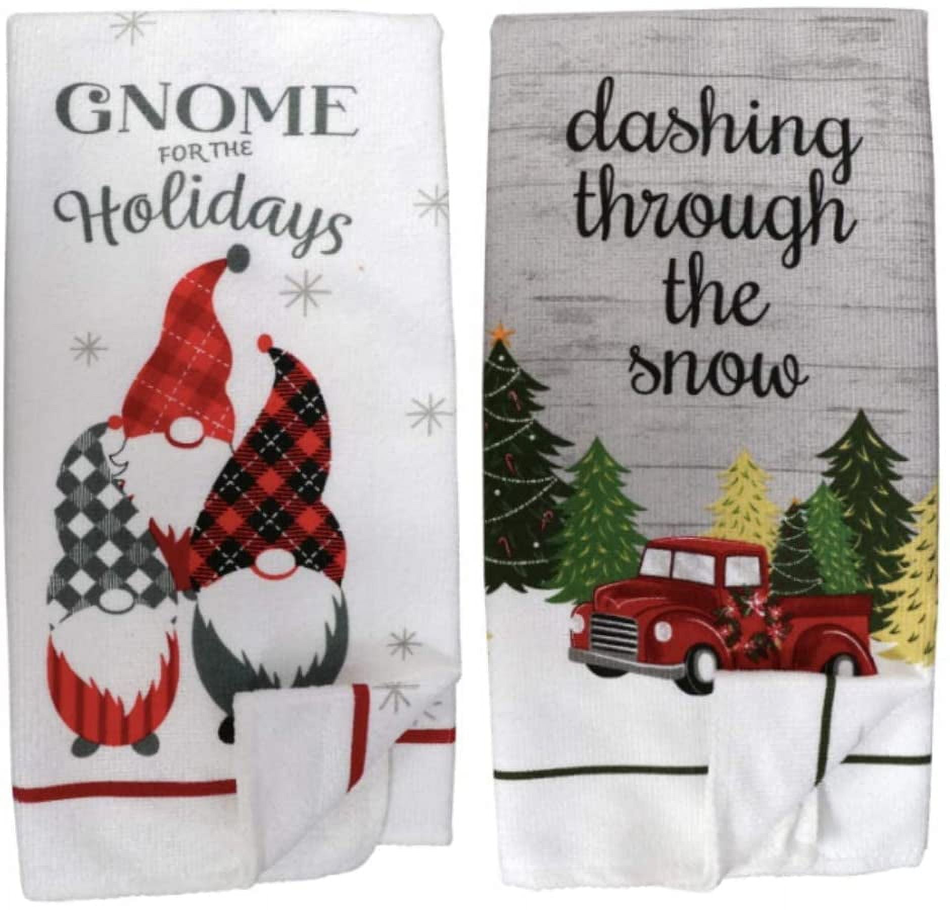 Christmas Kitchen Towels Gnome Gold Snowflake Christmas Dish Towel  Microfiber Absorbent Washable Black Stripes Hand Towels Tea Towel Cleaning  Cloth for Seasonal Winter Decoration Kitchen Bahtroom - Yahoo Shopping