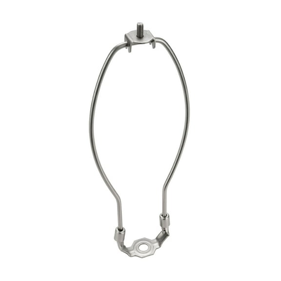 Aspen Creative 20006-2 10" Lamp Harp with Saddle, Satin Nickel