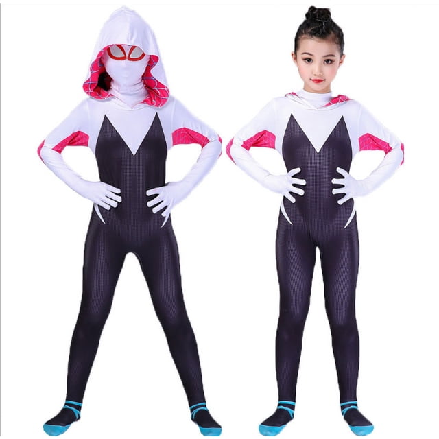 Disfraz 3D de Spider Gwen para niñas, disfraz de Gwendolyn, Maxine, Molex, Zentai, disfraz de Spidergirl para Halloween
