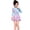 Light Blue, variant on Shadoumai One Piece Swimsuit for Girls 6 Trim Wrap Tie Back Tankini for Girls Quick Dry & Stretchy Color Block Bathing Suit Swimwear with Cover Up Pants Adjustable Straps