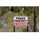 thumbnail image 4 of Large Private Property No Trespassing Sign14"x10" Rust Free Aluminum,UV Ink Printing,Durable/Weatherproof Up to 7 Years Outdoor for Home (2-Pack), 4 of 4