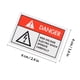 thumbnail image 2 of Raindrops 6Ud Stickers De Precaución Por Descargas Eléctricas Con Adhesión Fuerte Para Uso En Equipos, 2 of 8
