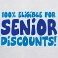 thumbnail image 3 of CafePress - ELIGIBLE FOR SENIOR DISCOUNTS! Hooded Sweatshirt - Pullover Hoodie, Hooded Sweatshirt, 3 of 3