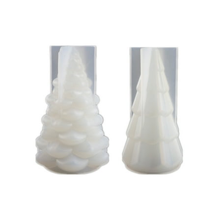 

Yedhsi Creative Christmas Tree Silicone Mold Christmas Night Light Resin Mold Christmas Decoration Silicone Mold Candle Mold Night Lights