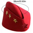 thumbnail image 3 of Pillbox Hat for Stage Halloween Costume for Cosplay for Sailors Party Costume Cosplay Role Play Costume Style 9, 3 of 5