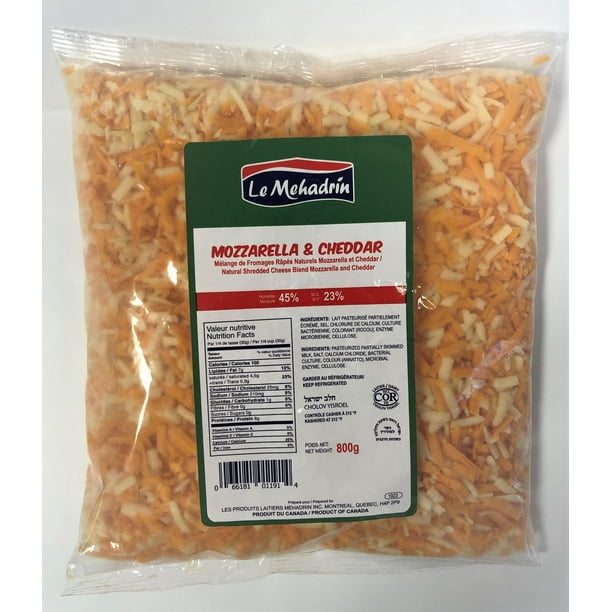 Mozzarella & Cheddar Natural Shredded Cheese Blend Mozzarella and Cheddar, Mozzarella & Cheddar