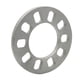 thumbnail image 2 of Adaptador Espaciador de Rueda Cola 2x Universal 1 Pieza Arandelas Adaptadoras 5 Orificios 12 Mm Plata, 2 of 8