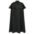 thumbnail image 3 of Gothic Long Cape Cloak Solid Fashion Robe Elegant Attire For Men And Women, 3 of 6