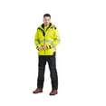 thumbnail image 4 of Portwest PW365 Men's Hi Vis Reflective Waterproof 3-in-1 Jacket Safety Jacket Yellow/Black, 3X-Large, 4 of 6