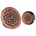 thumbnail image 1 of Graflsoa Mahogany Sound Hole Cover for 10cm Folk Guitars - Feedback Reducer & Decorative Protector, 1 of 6