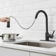 thumbnail image 6 of Kitchen Sink Touch Faucet Pull Out Sprayer Nickel Mixer Tap Stainless, 6 of 8