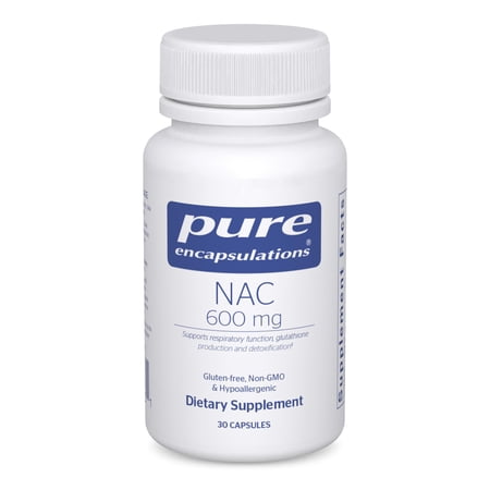 Pure Encapsulations NAC 600 mg, Lung Health & Immune Support*, 30 Count