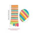 thumbnail image 4 of Calcetines SATINIOR de algodón separados por todos los dedos, 6 pares, 4 of 7