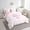 Palecioletred, variant on Erosebridal Kawaii Bowknot Bedding Sets Twin Size,Initial Letter Comforter Sets with Sheets,Monogrammed Decor,Reversible,7pcs