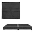 thumbnail image 1 of Box Base Cama King Size + Cabecera Wing Trinity Gris Carbón, 1 of 8