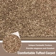 thumbnail image 6 of PURE ERA Carpet Stair Tread Landing Mat Indoor Doormat Floor Mat for Kitchen Dining Room Washable Camel Brown 2' X 3', 6 of 7