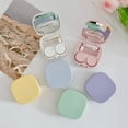 thumbnail image 3 of keepw Case Storage Colorful Candy Color Shell with Mirror Suction Minimalist Smooth Container Portable Storage Travel White, 3 of 6