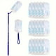 thumbnail image 1 of Kit de plumero electrostático con mangos largos y cortos | 30 cabezales de repuesto para muebles, coches y persianas | Herramienta de limpieza desechable para el hogar, la oficina y la escuela, 1 of 9