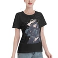 thumbnail image 2 of T-Shirt Basique à Manches Courtes pour Femmes Demon Slayer : Shitou Wuichiro, 2 of 6