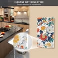 thumbnail image 5 of Yayeee Blank Wall Plate Cover 1-Gang 4.5"x2.7" Home Unused Decorative Outlet, Colorful Flowers Pattern, 5 of 7