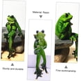 thumbnail image 4 of Pieces Couple Festival Baby Wedding Favors Mini Decor Christmas Decorations Indoor Sitting Frog Sculpture Frog Ornament Resin Desktop Adornment Animal, 4 of 5