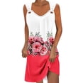 thumbnail image 2 of Fankiway Robe Camisole Élégante à Imprimé Géométrique pour Femmes, Col Rond, Robes de Plage pour Femmes, Grande Taille, Robes de Plage pour Femmes, 2 of 5