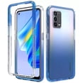 thumbnail image 1 of Funda 2 En 1 Uso Rudo Para Modelos Oppo Bicolor Transparente, 1 of 7