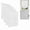 White, variant on 4 Pack Black Window Shades (24" x 60"), Paper Blinds, Temporary Blinds, Windows Room Darkening Blinds, Window Shade Cover