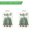 thumbnail image 4 of Welcome Garden-Flag for Winter Outdoor Double Sided Snow-Pines Christmas Burlap Yard Flag(ONLY FLAG,12x18 Inch), 4 of 6