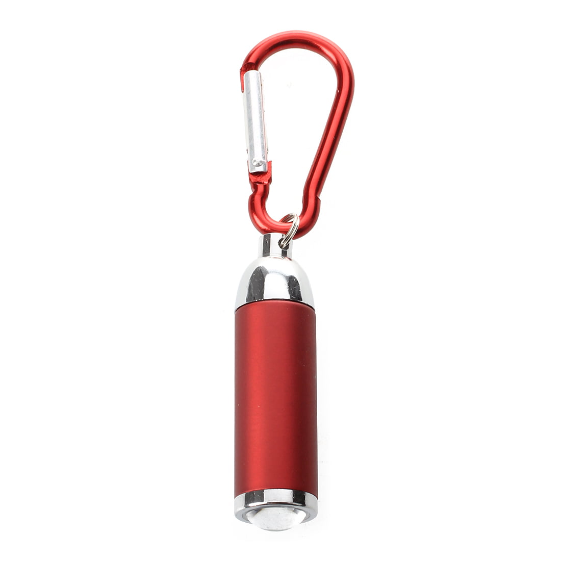 Portable Mini LED Flashlight Hunting Keychain Torch Handy Light Lamp Carabiner 
