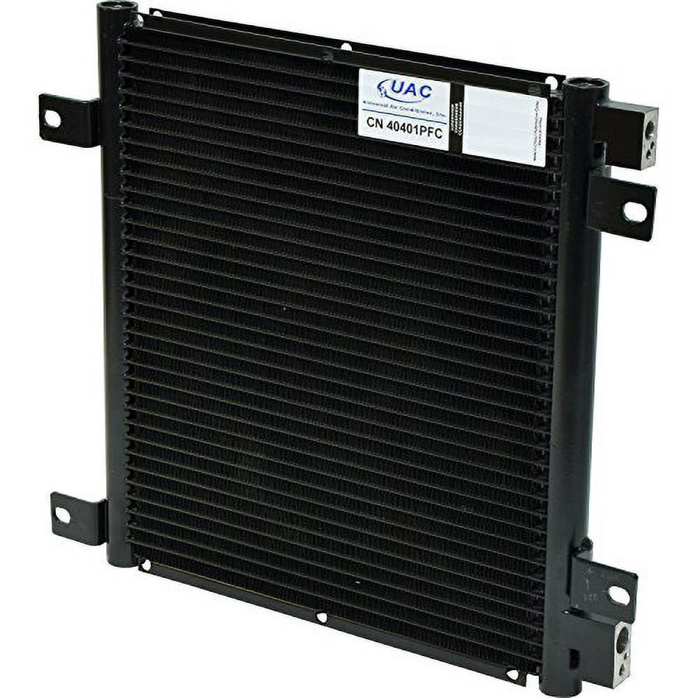 A/C Condenser -- Condenser Parallel Flow Fits select: 2000-2007 ISUZU NPR, 1999-2006 GMC W3500