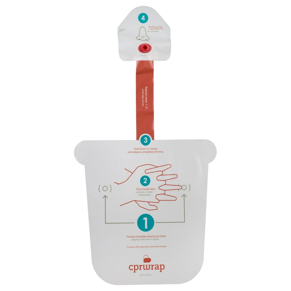 First Aid CPR Mask; Adult, Child, and Infant CPR Kit by CPRWrap