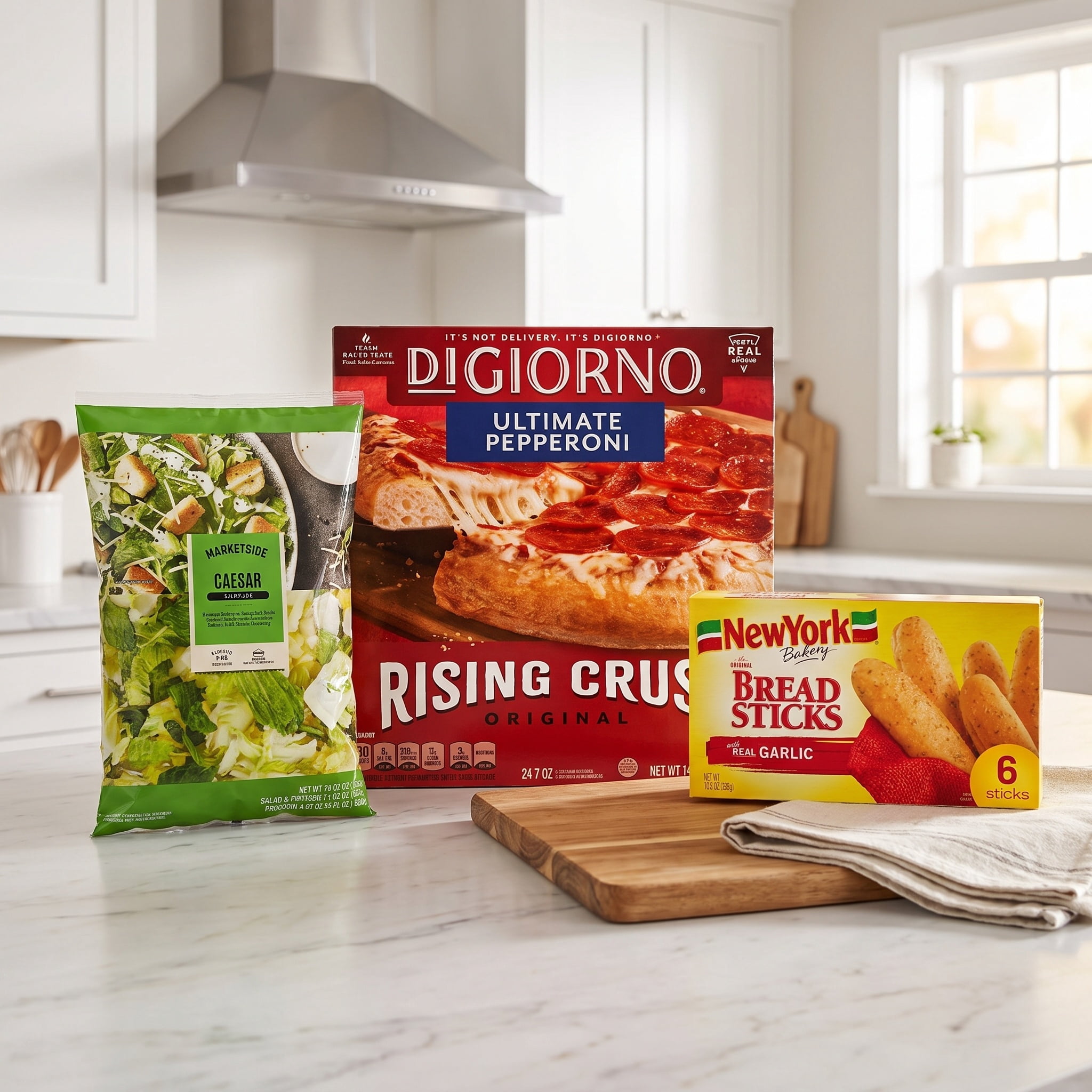 Frozen Pepperoni Pizza Meal Bundle
