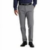 Haggar Men's Straight Fit Premium No Iron Pant (Heather Grey, 34x30)