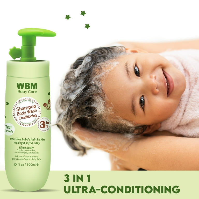 WBM Baby Care 3-in-1 Shampoo with Conditioner Body Wash Benefits