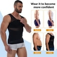 thumbnail image 3 of KIWI RATA Men's Compression Shirt for Body Shaper Slimming Vest Tight Tummy Underwear Tank Top, 3 of 6
