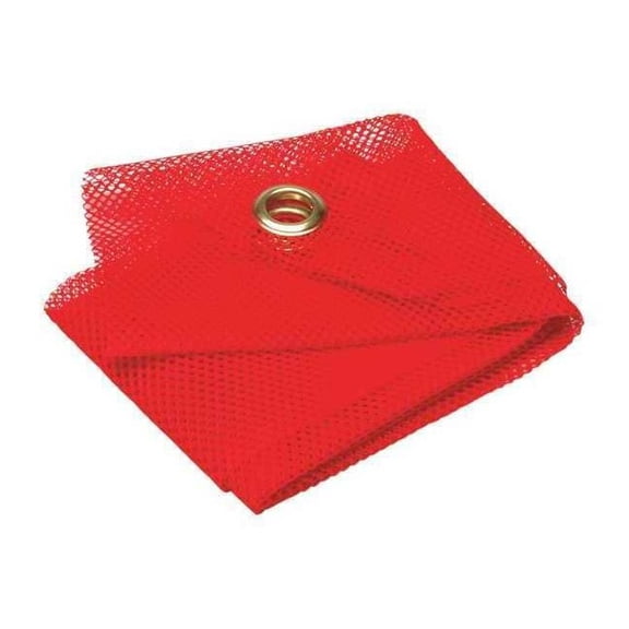 Roadpro 1818G Danger Flag 18x18red Mesh - Grommets